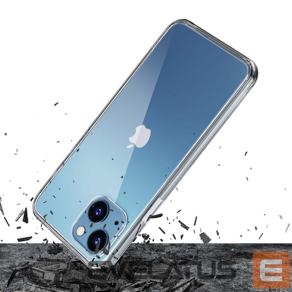 Aizmugurējais vāciņš 3MK Case for iPhone 13 silicone from the 3mk Clear Case series - transparent