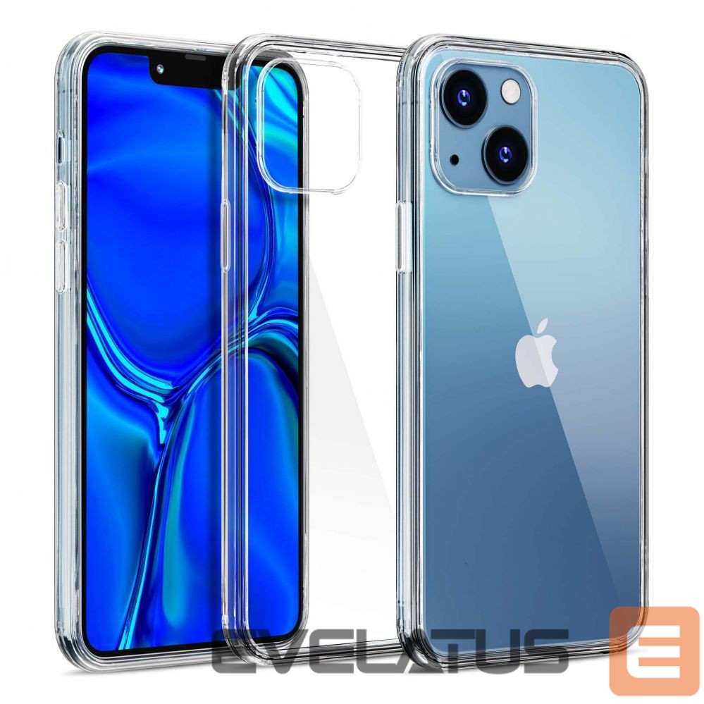 Aizmugurējais vāciņš 3MK Case for iPhone 13 silicone from the 3mk Clear Case series - transparent