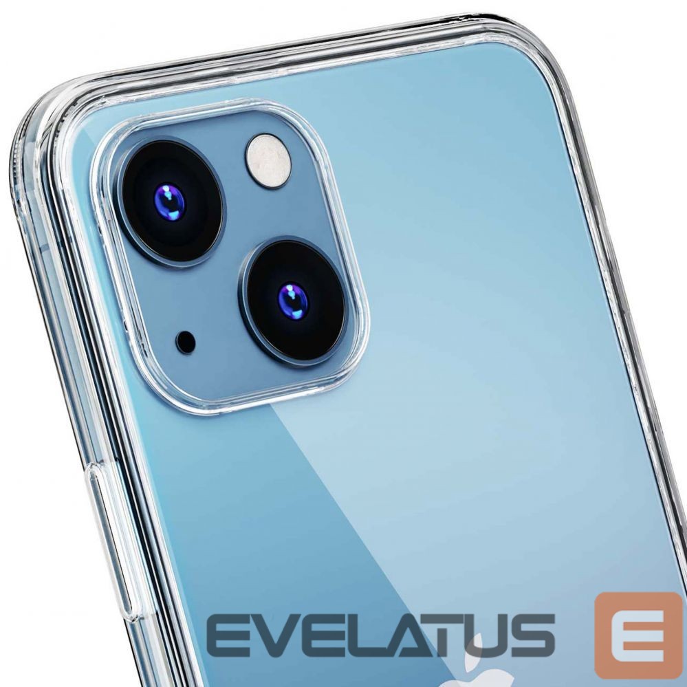 Aizmugurējais vāciņš 3MK Case for iPhone 13 silicone from the 3mk Clear Case series - transparent