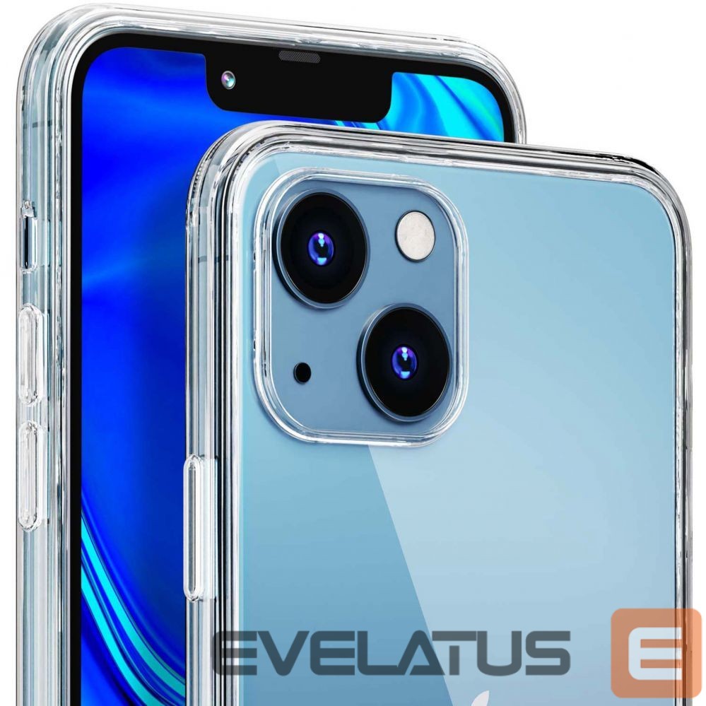 Aizmugurējais vāciņš 3MK Case for iPhone 13 silicone from the 3mk Clear Case series - transparent