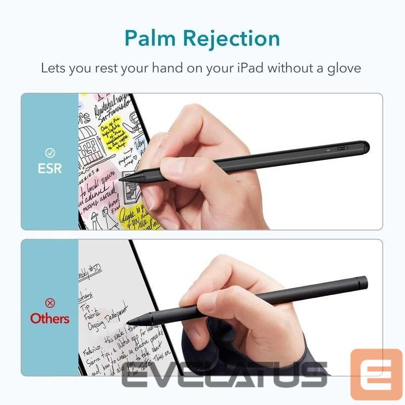 Zīmulis ESR ESR Digital+ Magnetic Stylus Pen for iPad - White
