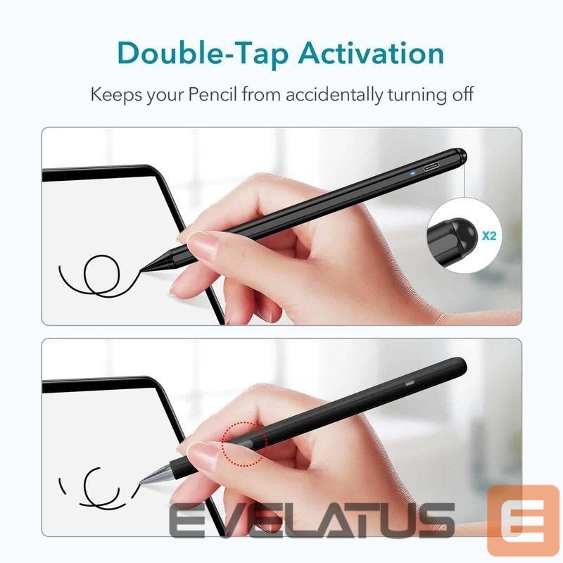 Zīmulis ESR ESR Digital+ Magnetic Stylus Pen for iPad - White