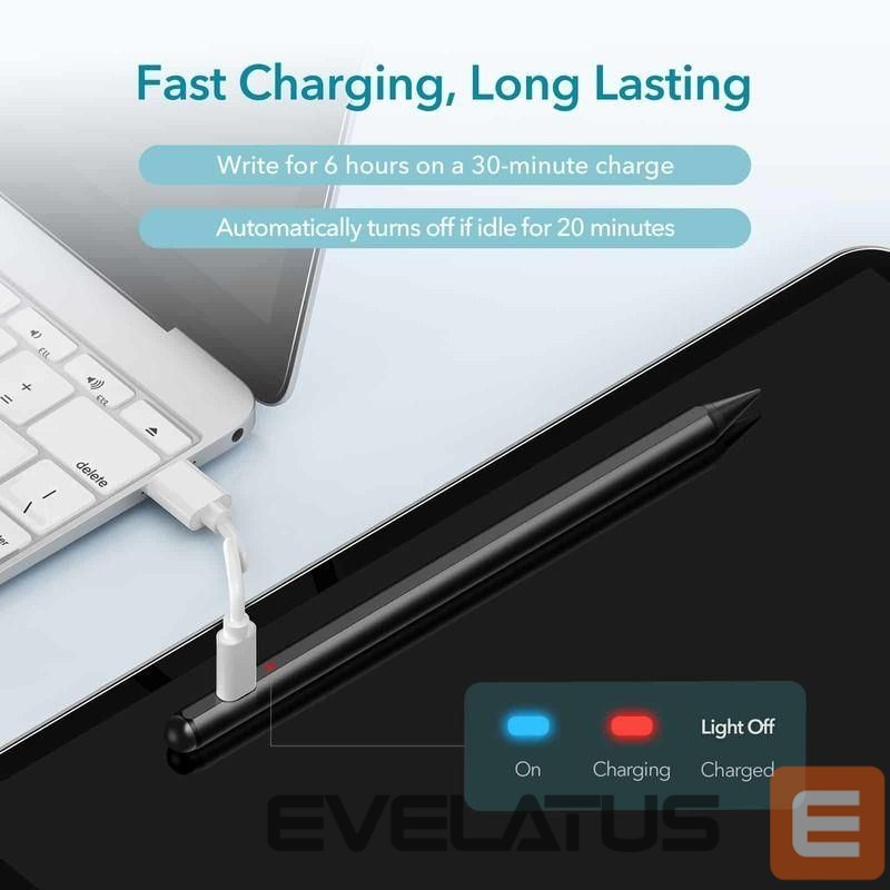Zīmulis ESR ESR Digital+ Magnetic Stylus Pen for iPad - White