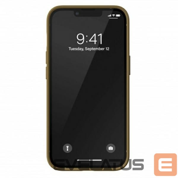 Aizmugurējais vāciņš Adidas Adidas OR Moulded PU iPhone 13 Pro / 13 6,1" beżowo-złoty/beige-gold 47806
