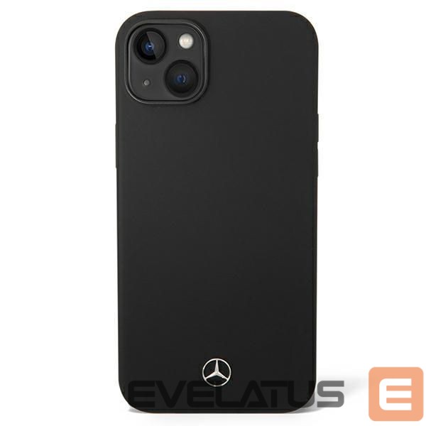 Aizmugurējais vāciņš Mercedes-Benz Mercedes Silicone Line case for iPhone 14 Plus - black