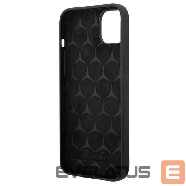 Aizmugurējais vāciņš Mercedes-Benz Mercedes Silicone Line case for iPhone 14 Plus - black