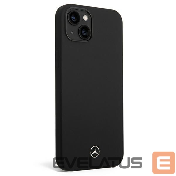 Aizmugurējais vāciņš Mercedes-Benz Mercedes Silicone Line case for iPhone 14 Plus - black