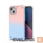 Aizmugurējais vāciņš Hurtel  Ombre Protect Case for iPhone 13 pink and blue armored case 