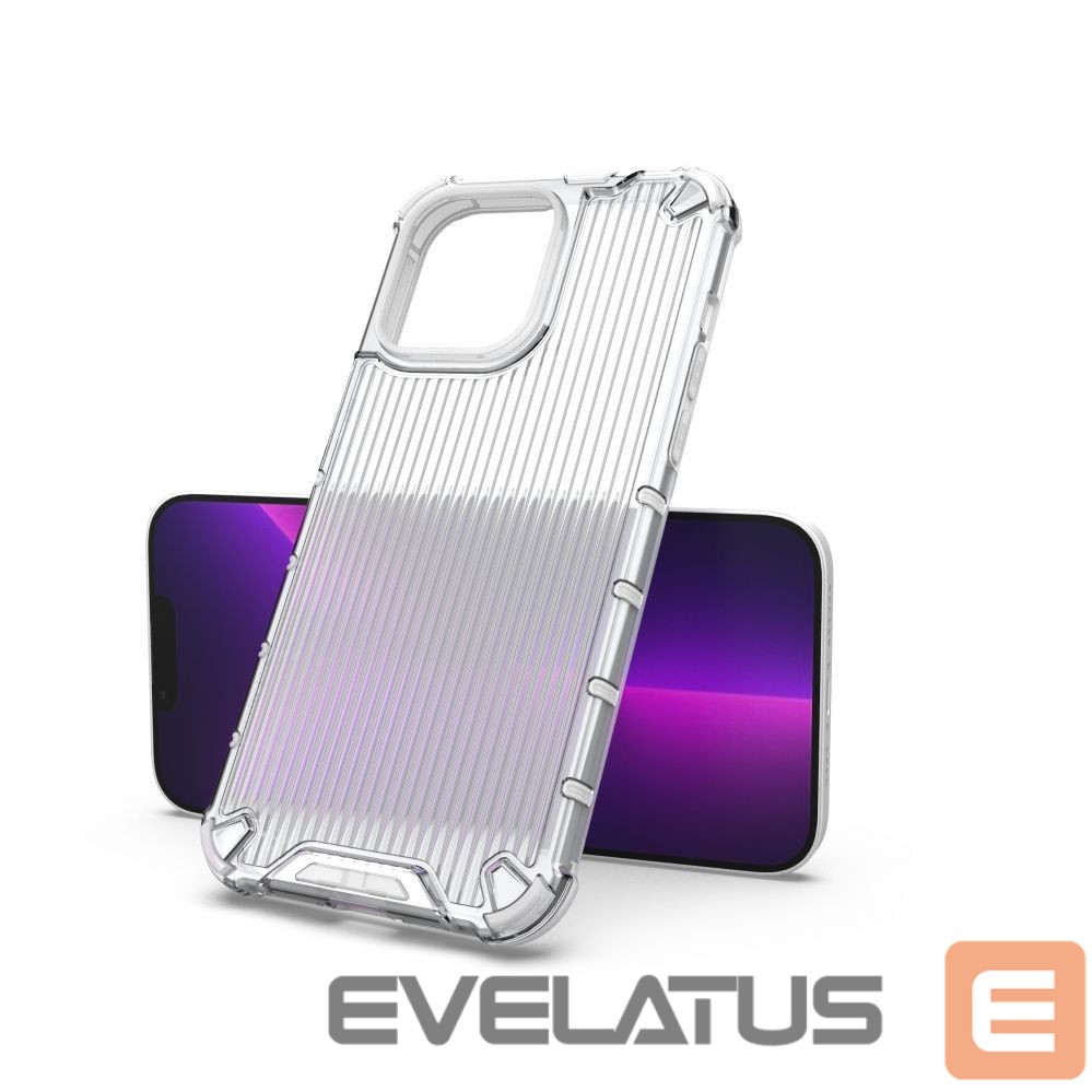 Aizmugurējais vāciņš Hurtel Ombre Protect Case for iPhone 13 Pro armored cover pink and blue