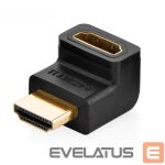 Kabelis Ugreen  HDMI (male) - HDMI (female) black adapter (HD112) Black
