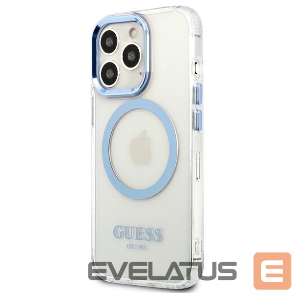 Aizmugurējais vāciņš Guess Blue || Transparent