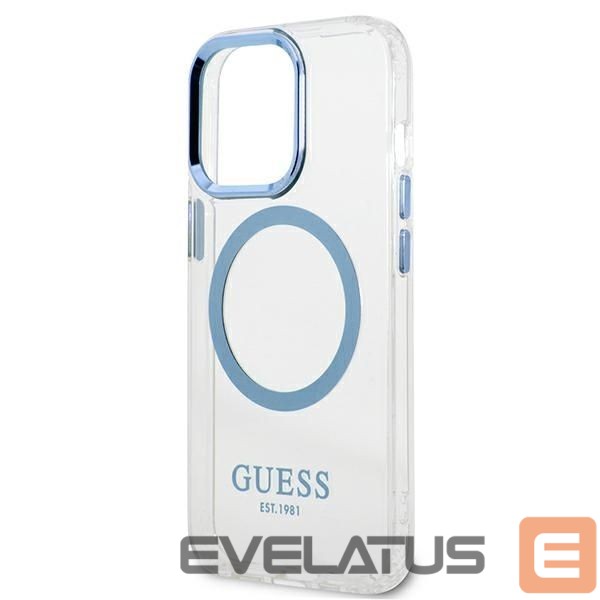 Aizmugurējais vāciņš Guess Blue || Transparent
