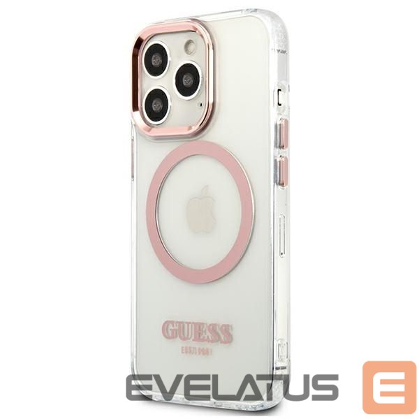 Aizmugurējais vāciņš Guess Pink || Transparent