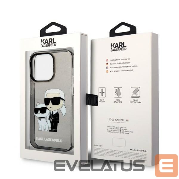 Aizmugurējais vāciņš Karl Lagerfeld Black