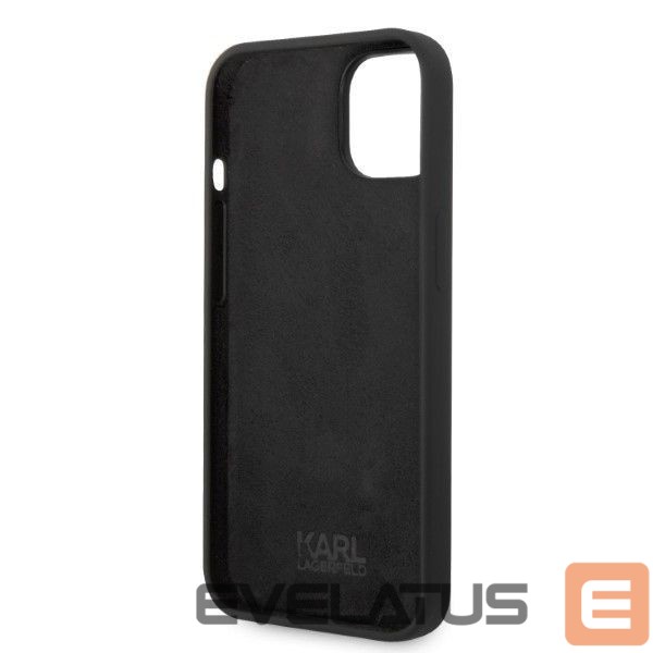 Aizmugurējais vāciņš Karl Lagerfeld Karl Lagerfeld Silicone Ikonik case for iPhone 14 Plus - black