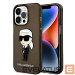 Aizmugurējais vāciņš Karl Lagerfeld  Karl Lagerfeld Ikonik Karl case for iPhone 14 Pro Max - black 