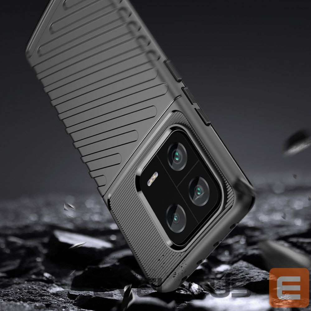Aizmugurējais vāciņš Hurtel Thunder Case case for Xiaomi 13 Pro silicone armor case black