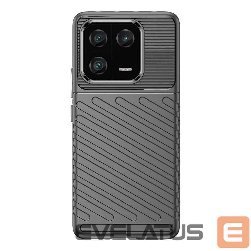 Aizmugurējais vāciņš Hurtel Thunder Case case for Xiaomi 13 Pro silicone armor case black