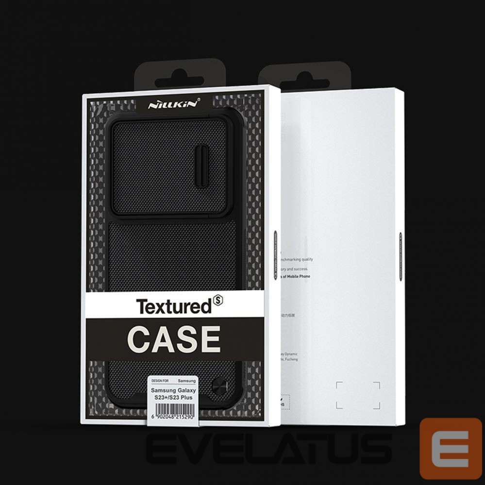 Aizmugurējais vāciņš Nillkin Nillkin Textured S Case for Samsung Galaxy S23+ armored cover with camera cover black