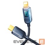 Kabelis Joyroom  Joyroom A4 USB-C / Lightning Cable 20W 1.2m with display - black 