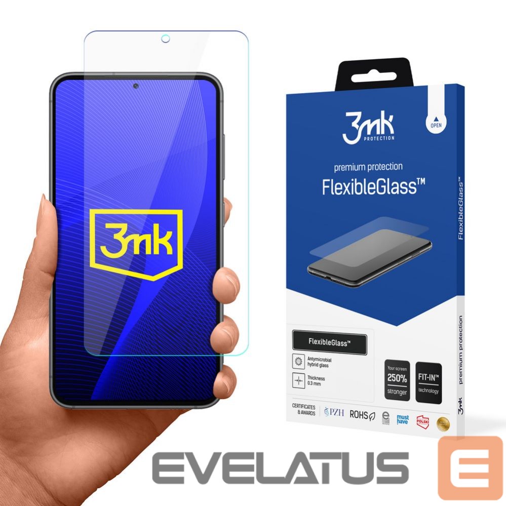 Aizsargstikls 3MK Samsung Galaxy S23+ - 3mk FlexibleGlass