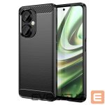 Aizmugurējais vāciņš Hurtel  Carbon Case case for OnePlus Nord CE 3 flexible silicone carbon cover black 