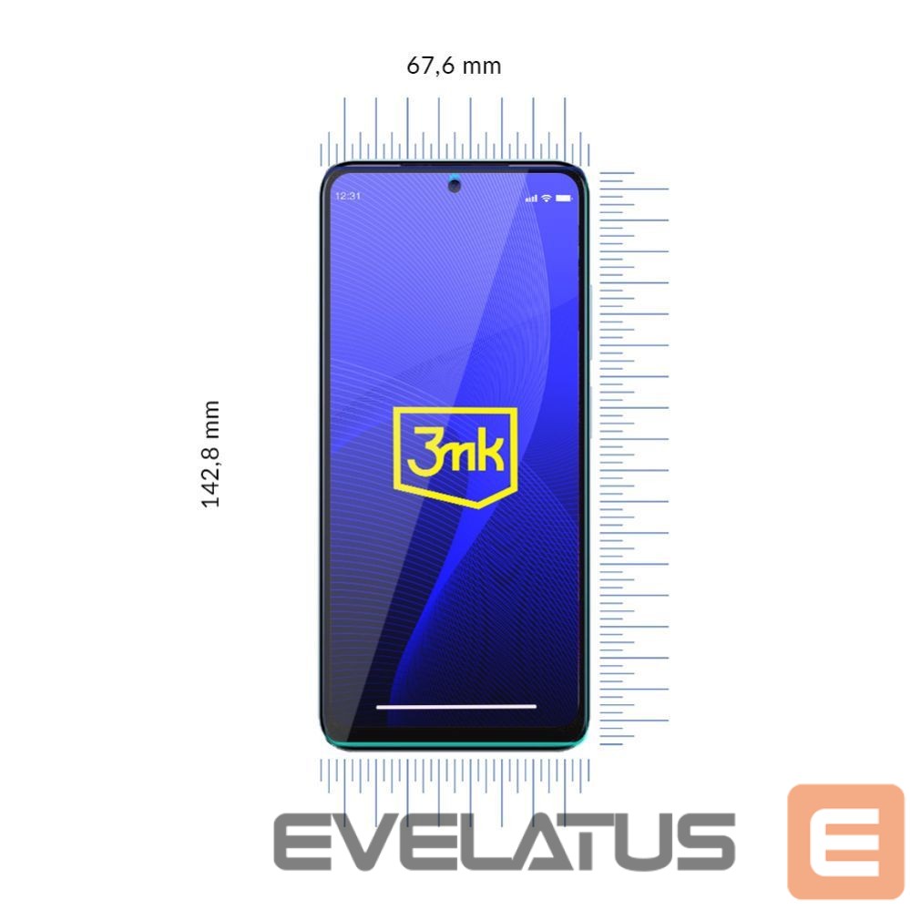 Aizsargstikls 3MK Xiaomi Redmi Note 12s - 3mk FlexibleGlass