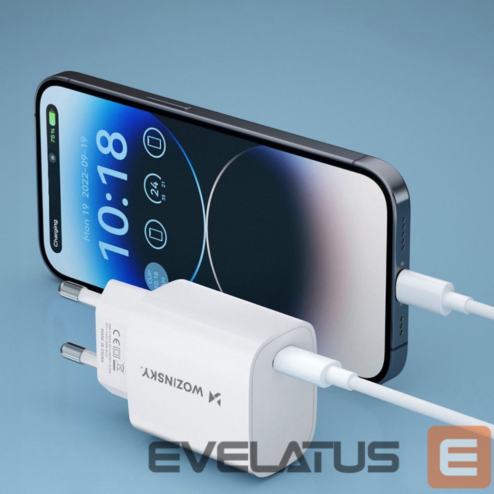 Adapteris Wozinsky Wozinsky WGWCCW 20W USB-C Wall Charger - White