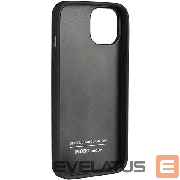 Aizmugurējais vāciņš Audi Audi Genuine Leather iPhone 11 / Xr 6.1" black/black hardcase AU-TPUPCIP11R-Q8/D1-BK