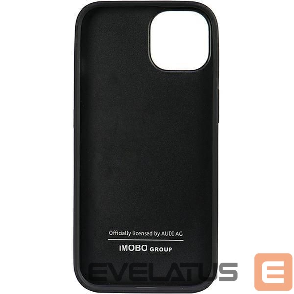 Aizmugurējais vāciņš Audi Audi Genuine Leather iPhone 11 / Xr 6.1" black/black hardcase AU-TPUPCIP11R-Q8/D1-BK