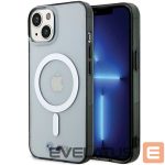 Aizmugurējais vāciņš BMW  BMW Silver Ring MagSafe iPhone 15 Case - Clear 