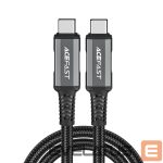 Kabelis Acefast  Acefast C1-09 USB-C / USB-C USB4 PD3.1 cable 5A 1m - gray-black 