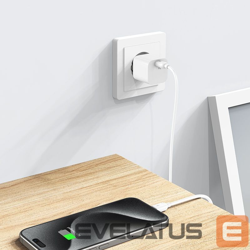 Adapteris Wozinsky Wozinsky CMWCS USB-C PD 20W Wall Charger - White