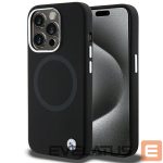 Aizmugurējais vāciņš BMW  BMW Signature Liquid Silicone MagSafe case for iPhone 15 Pro - black 