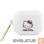Cits mobilo telefonu aksesuārs Hello Kitty  Hello Kitty Silicone 3D Kitty Head case for AirPods Pro 2 (2022/2023) - white 