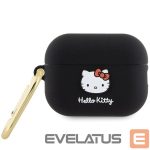 Cits mobilo telefonu aksesuārs Hello Kitty  Hello Kitty Silicone 3D Kitty Head Case for AirPods Pro 2 (2022/2023) - Black 