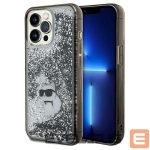 Aizmugurējais vāciņš Karl Lagerfeld  Karl Lagerfeld Liquid Glitter Choupette case for iPhone 13 Pro Max - transparent 