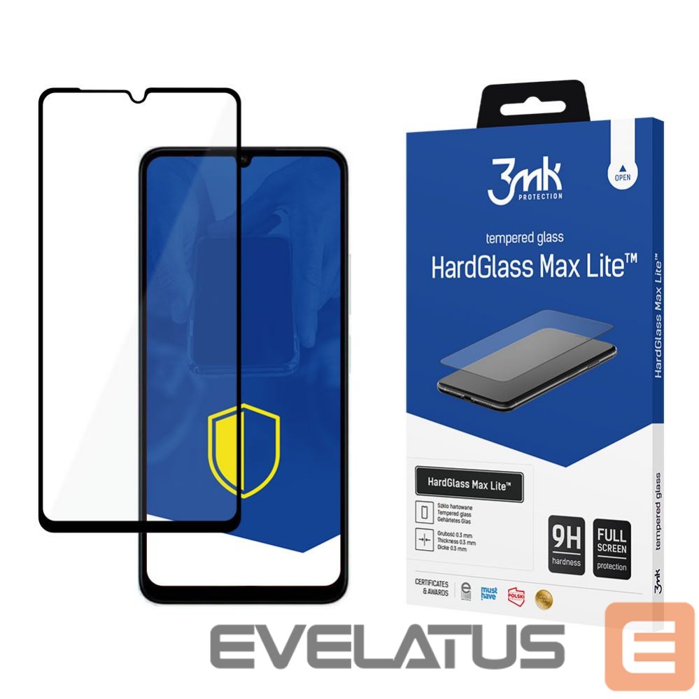 Aizsargstikls 3MK 9H 3mk HardGlass Max Lite glass on Redmi 13C / Poco C65
