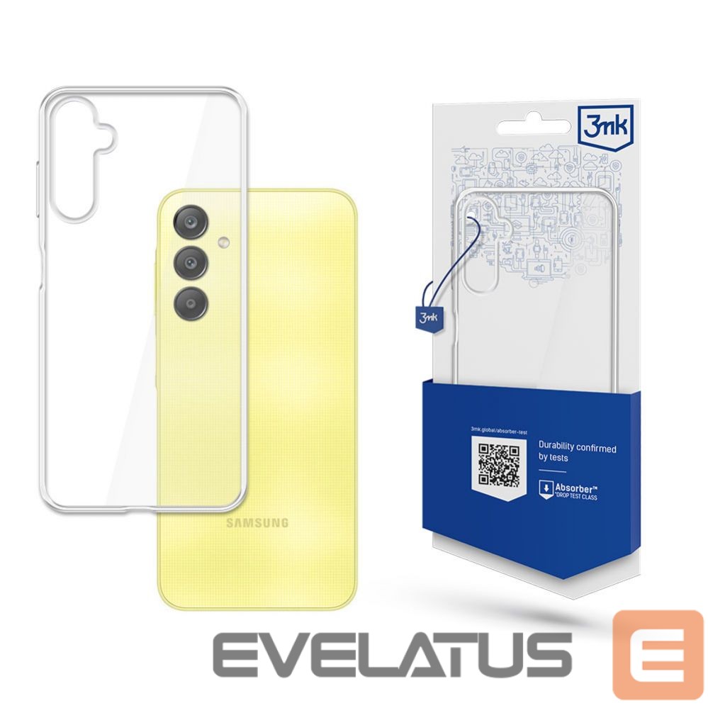 Cits mobilo telefonu aksesuārs 3MK 3mk Armor Case for Samsung Galaxy A25 5G - transparent