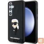 Cits mobilo telefonu aksesuārs Karl Lagerfeld  Karl Lagerfeld 3D Rubber Ikonik case for Samsung Galaxy S24+ - black 