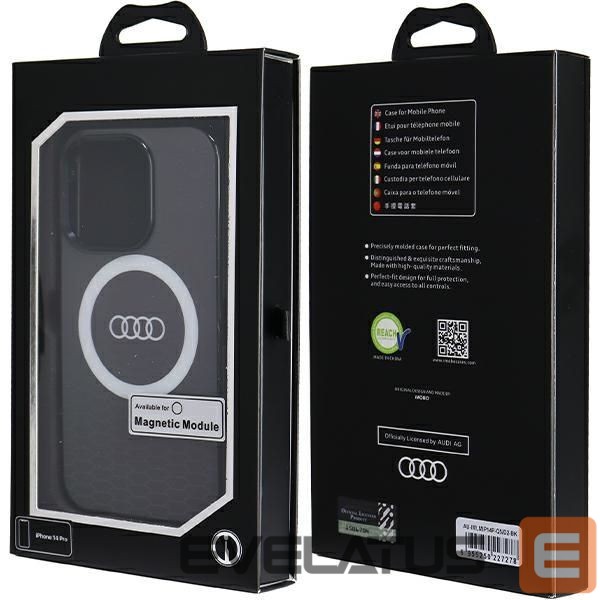 Aizmugurējais vāciņš Audi Black