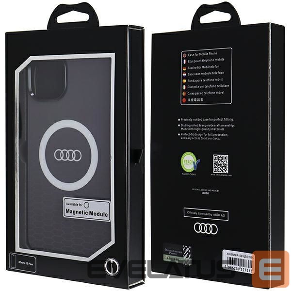 Aizmugurējais vāciņš Audi Black