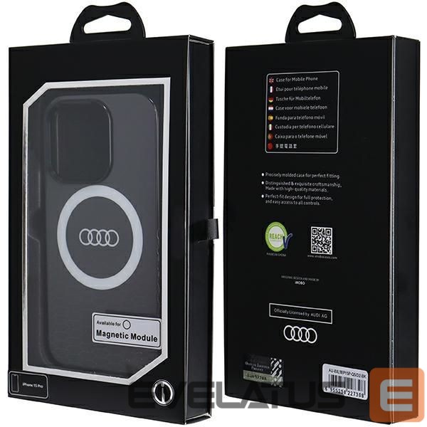 Aizmugurējais vāciņš Audi Black
