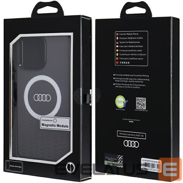 Aizmugurējais vāciņš Audi Black