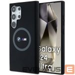 Aizmugurējais vāciņš BMW  BMW M Silicone Printed Ring MagSafe case for Samsung Galaxy S24 Ultra - black 
