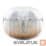 Aizmugurējais vāciņš Guess  Guess Glitter Gradient TWS Bluetooth headphones with docking station - gold