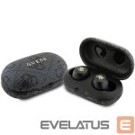 Aizmugurējais vāciņš Guess  TWS Guess 4G Metal Bluetooth headphones with ENC docking station - black