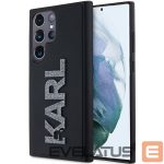Aizmugurējais vāciņš Karl Lagerfeld  Karl Lagerfeld 3D Rubber Glitter Logo case for Samsung Galaxy S23 Ultra - black 