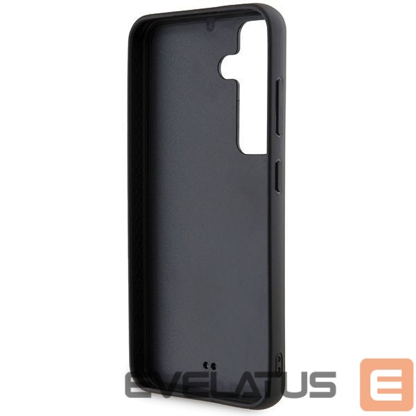 Aizmugurējais vāciņš Karl Lagerfeld Karl Lagerfeld Rhinestone Metal Logo case for Samsung Galaxy S24+ - black
