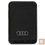 Cits mobilo telefonu aksesuārs Audi  Audi Synthetic Leather magnetic wallet compatible with MagSafe - black